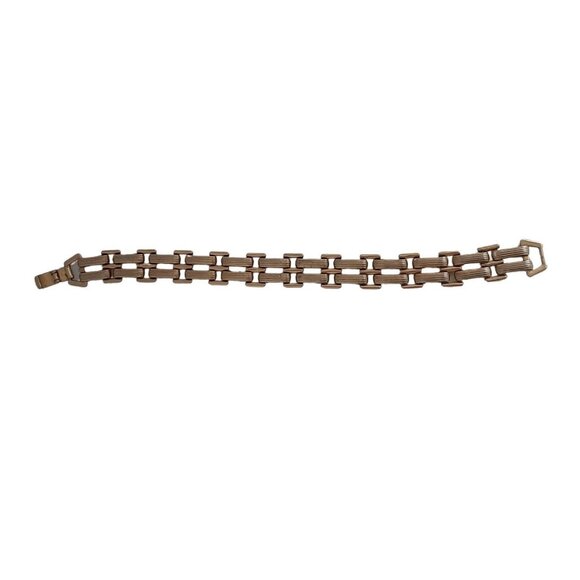 Vintage Gold-Tone Link Bracelet - Picture 1 of 6